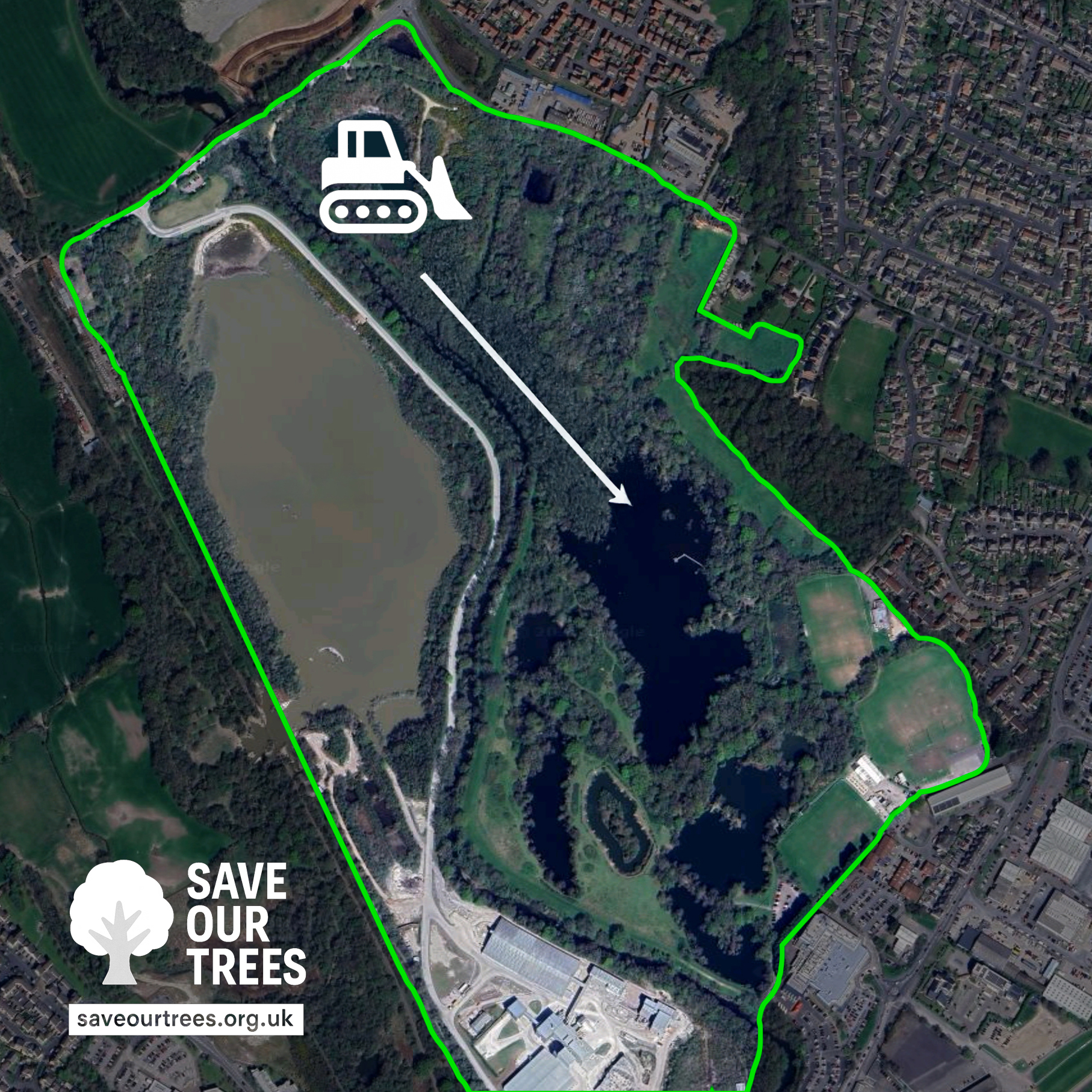 Proposed quarry expansion site